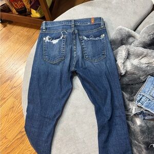 Women Blue Jeans 7 for all mankind